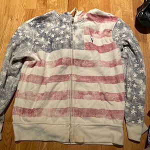 Americana Zip up hoodie by Ralph Lauren. Men’s Medium.